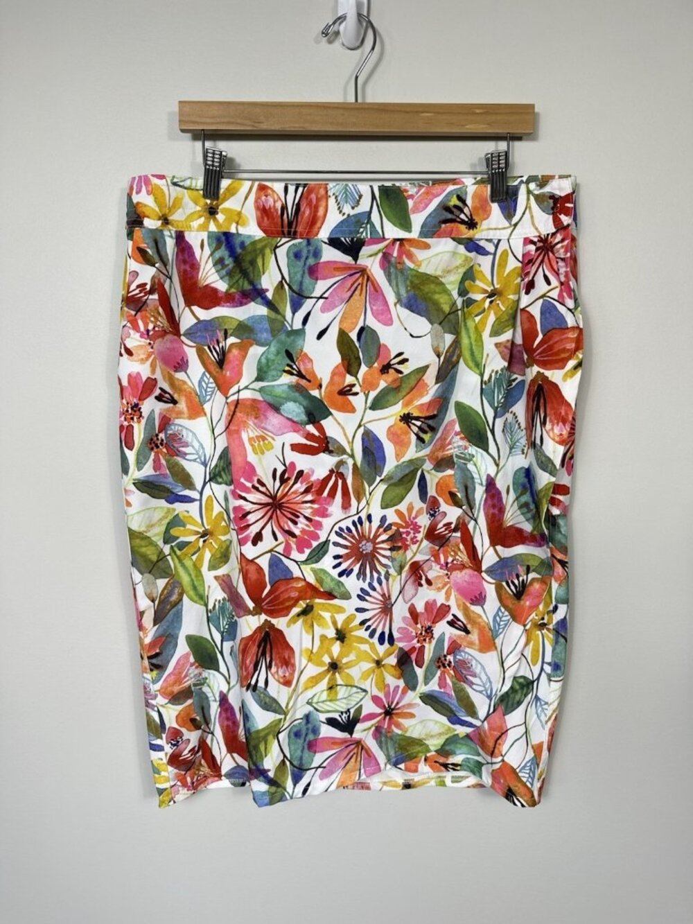 RipSkirt Hawaii Length 3 XL Skirt Floral Tropical Summer Beach Wrap Cover Knee